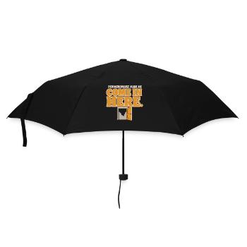Perimenopause Brain Fog Menopause Midlife Gift - Umbrella (small) - black - Front