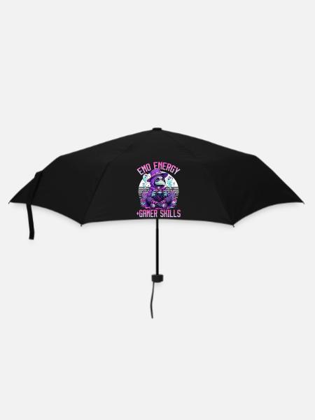 Pastel Goth Soft Goth Gaming Gamer - Regenschirm (klein) - Schwarz