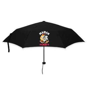Maman Chat Chats Mignons Cadeau Fête des Mères - Parapluie standard - noir - Devant
