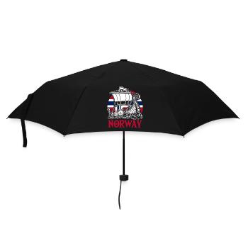 Vacances en Norvège dans les fjords de Norge Voyage en Scandinavie - Parapluie standard - noir - Devant