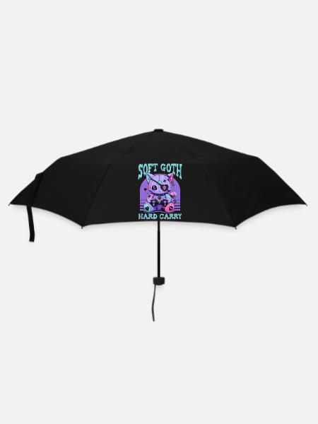 Pastel Goth Soft Goth Gaming Gamer - Regenschirm (klein) - Schwarz