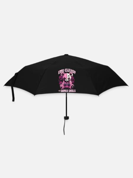 Pastel Goth Soft Goth Gaming Gamer - Regenschirm (klein) - Schwarz