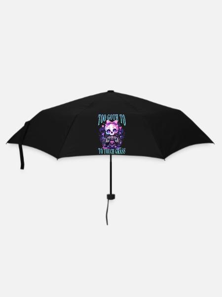 Pastel Goth Soft Goth Gaming Gamer - Regenschirm (klein) - Schwarz