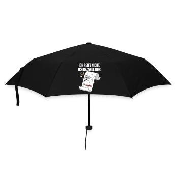 Reite Nicht Bezahle Pferdepapa Pferdemama Pferde - Regenschirm (klein) - Schwarz - Vorne