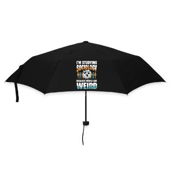 J’étudie la sociologie parce que les gens sont bizarres - Parapluie standard - noir - Devant