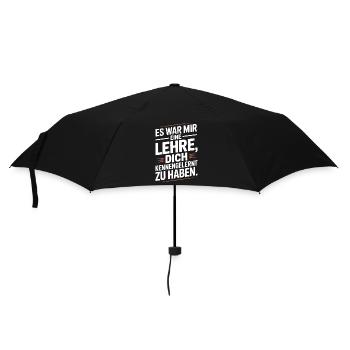 Lehre Dich Kennenzulernen Ex Freund Trennung Ex - Regenschirm (klein) - Schwarz - Vorne