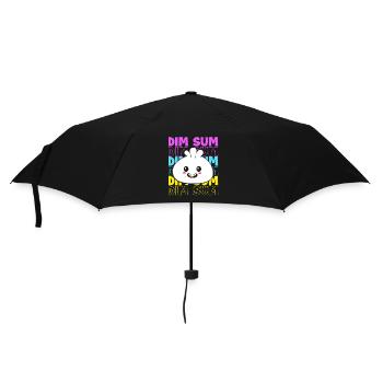 Dim Sum - Regenschirm (klein) - Schwarz - Vorne