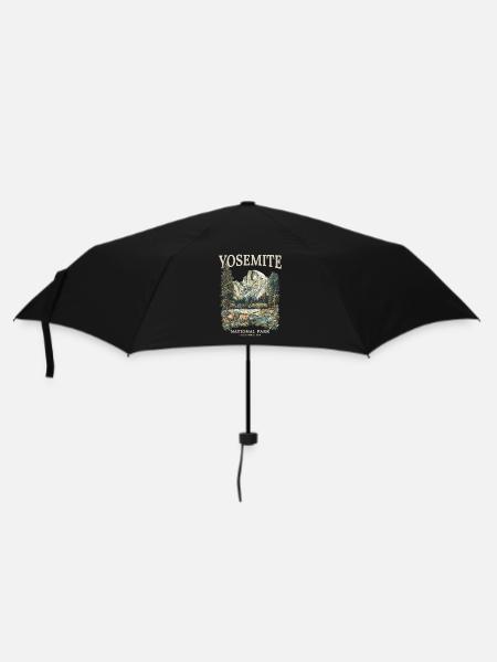 Yosemite-Nationalpark-Souvenir - Regenschirm (klein) - Schwarz