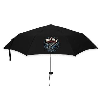 Norwegen Angeln - Regenschirm (klein) - Schwarz - Vorne