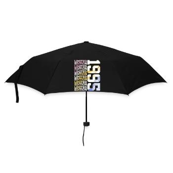 LIMITED EDITION 1995 - 31 JAHRE - 31. GEBURTSTAG - Regenschirm (klein) - Schwarz - Vorne