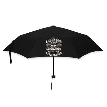 1966 Jahrgang Vintage Geburtstag Geschenk Retro - Regenschirm (klein) - Schwarz - Vorne