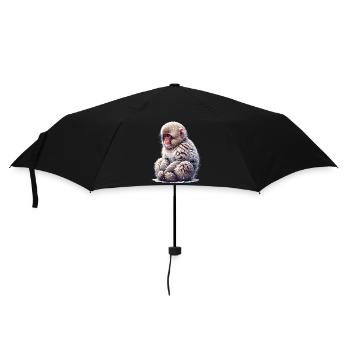 Snow Monkey - Umbrella (small) - black - Front