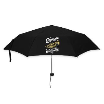 Trompete | alles andere sind Begleitinstrumente - Regenschirm (klein) - Schwarz - Vorne