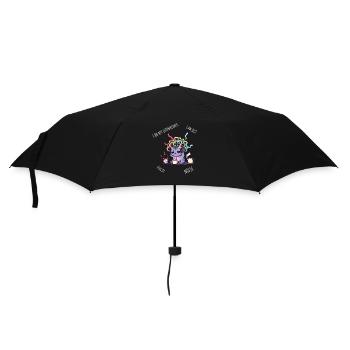Plein de bruit – Chat Surcharge Sensorielle - Parapluie standard - noir - Devant