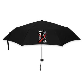 Soccer Players - Umbrella (small) - black - Front