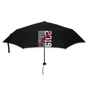 LIMITED EDITION 2019 - 7 YEARS - 7TH BIRTHDAY - Umbrella (small) - black - Front