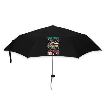 Citation d’assistant social : Résolution de problèmes Travail social - Parapluie standard - noir - Devant