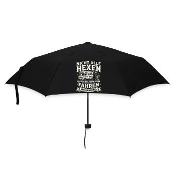 Hexen fahren Wohnmobil – Nicht Alle - Regenschirm (klein) - Schwarz - Vorne