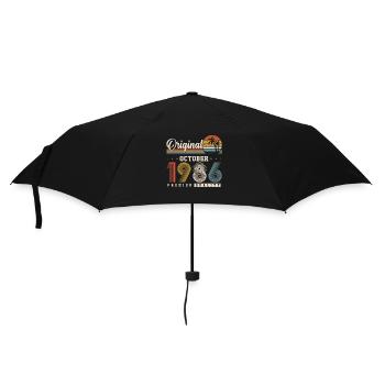 Original 1986 – 40e anniversaire Vintage Rétro - Parapluie standard - noir - Devant