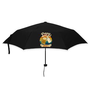 Future Grandpa 2027 Retro Pregnancy Announcement - Umbrella (small) - black - Front