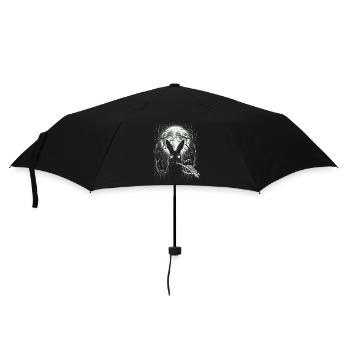 Skeleton Boop Creepy Cute Bunny Goth - Umbrella (small) - black - Front