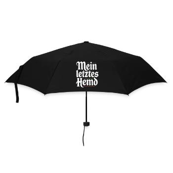Mein Letztes Hemd Steuern Steuerzahler Inflation - Regenschirm (klein) - Schwarz - Vorne