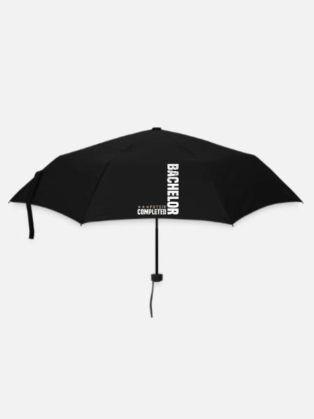 Bachelor Physik - Regenschirm (klein) - Schwarz