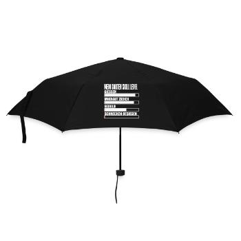 Mein Garten Skill Level Gärtner Gärtnerin Herren - Regenschirm (klein) - Schwarz - Vorne
