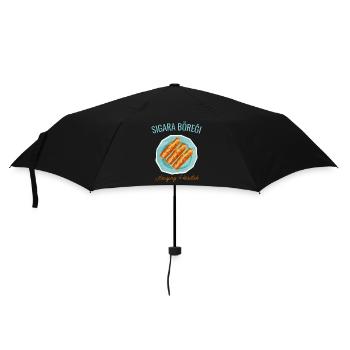 Sigara Böreği – Knusprig & köstlich - Regenschirm (klein) - Schwarz - Vorne