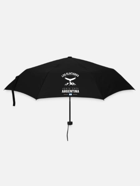 Los Glaciares Nationalpark Peak Argentina Tee - Regenschirm (klein) - Schwarz
