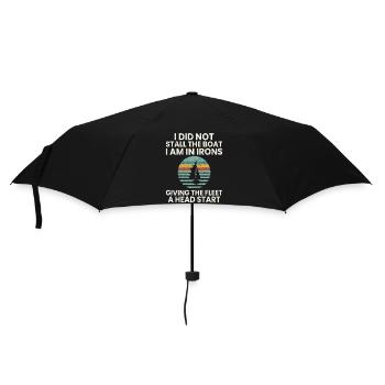 Segeln Humor Geschenk Segler Lustig Idee - Regenschirm (klein) - Schwarz - Vorne