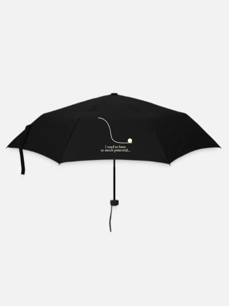 So viel Potenzial - Regenschirm (klein) - Schwarz