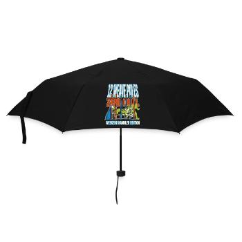Hunde-Agility 12 Weave Poles Zero Chill - Regenschirm (klein) - Schwarz - Vorne