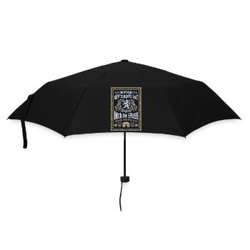 Servus, O'zapft is - Oktober, Festzelt und Gaudi - Regenschirm (klein) - Schwarz - Vorne