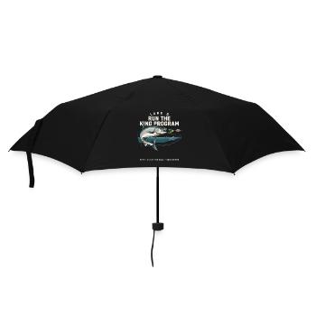 Lake Q Königfisch Lauf-Programm - Regenschirm (klein) - Schwarz - Vorne