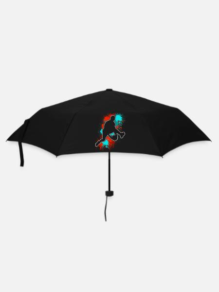 Basketball  - Regenschirm (klein) - Schwarz