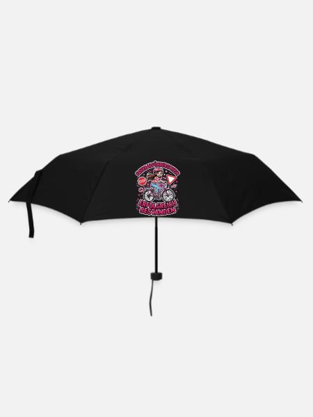 Fahrradführerschein: Erfolgreich Bestanden - Regenschirm (klein) - Schwarz