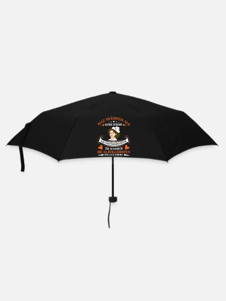 Krankenschwester Krankenpfleger - Regenschirm (klein) - Schwarz