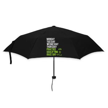 Trainingsqualifikationsrenntag – Rennwochenende - Regenschirm (klein) - Schwarz - Vorne