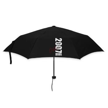19. Geburtstag Geschenk Mann Original Oktober 2007 - Regenschirm (klein) - Schwarz - Vorne