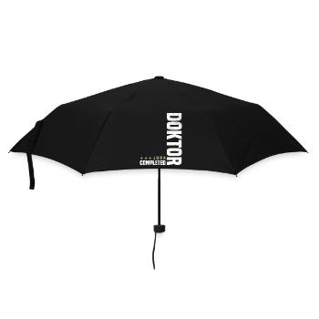 Jura Doktor Abschluss - Regenschirm (klein) - Schwarz - Vorne