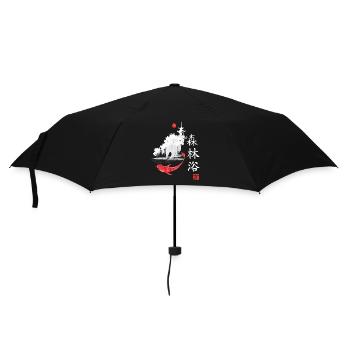 japan Otaku japanisch anime asiatisch - Regenschirm (klein) - Schwarz - Vorne