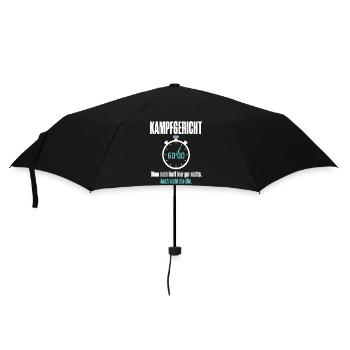 Kampfgericht Handball – Ohne mich läuft nichts - Regenschirm (klein) - Schwarz - Vorne
