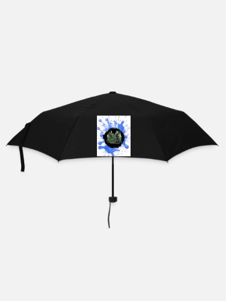 Leben-_Natur_-4500_x_5400- - Regenschirm (klein) - Schwarz