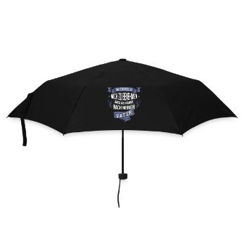 Ich komme nach meinem Vater Sohn Sprüche - Regenschirm (klein) - Schwarz - Vorne