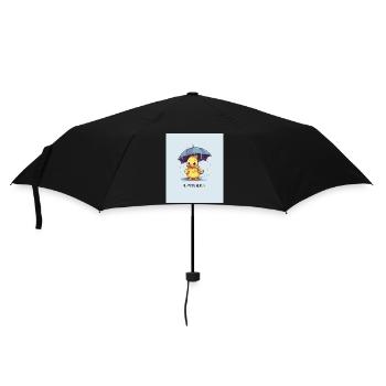 Nice Weather for Ducks – Enten Poster - Regenschirm (klein) - Schwarz - Vorne
