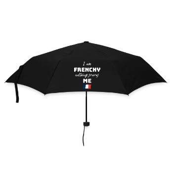 Français humour rien ne me fait peur - Parapluie standard - noir - Devant