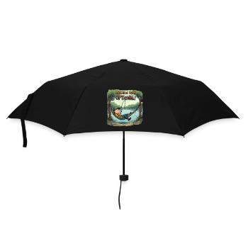 Catching Fish? Optional! Fisherman Fishing Shirt - Umbrella (small) - black - Front