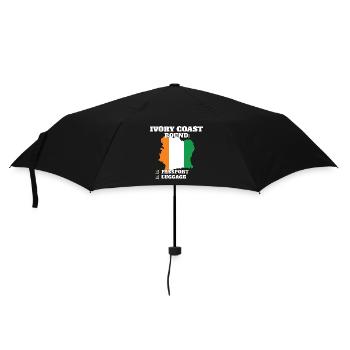 Côte d’Ivoire Bound Country Travel Drapeau ivoirien - Parapluie standard - noir - Devant