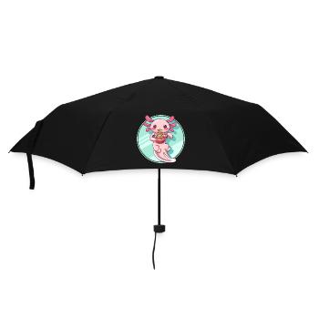 Axolotl Ramen Design for Axolotl Lovers - Umbrella (small) - black - Front